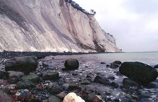 Strand med flintasten, Mn, Danmark