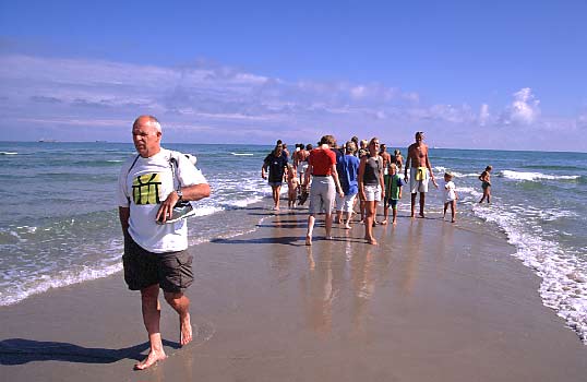 Grenen, lngst ut p Skagen, Danmark