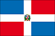 Dominikanska Republikens flagga