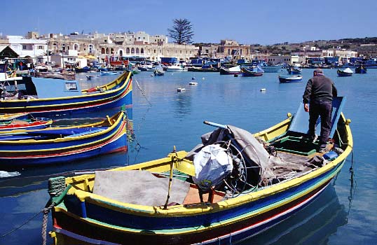 Fiskebtar i Marsaxlokk, Malta