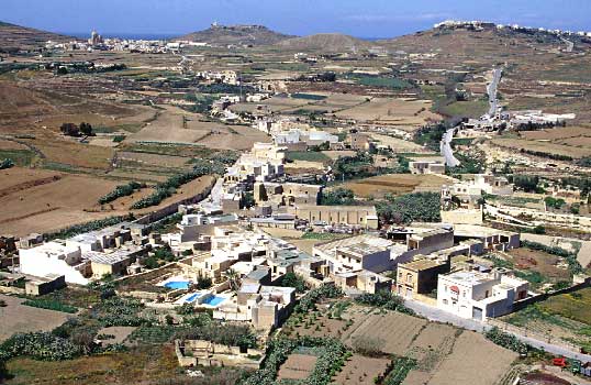 Landskapsvy �ver Gozo