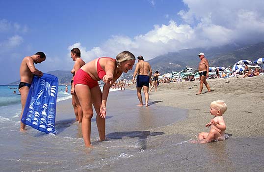 Kleopatrastranden, Alanya, Turkiet