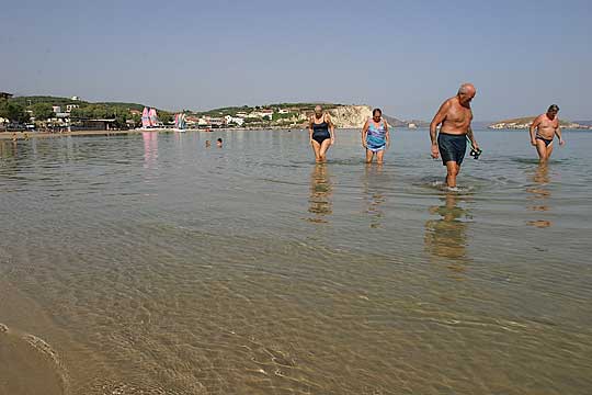 Lnggrund badstrand, Almirida, Kreta