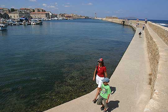 Venetianska hamnen, Chania, Kreta