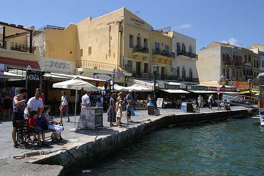 Venetianska hamnen, Chania, Kreta