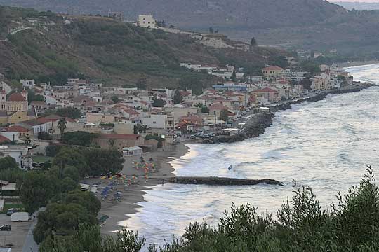 Fin strand i Kalives, Kreta