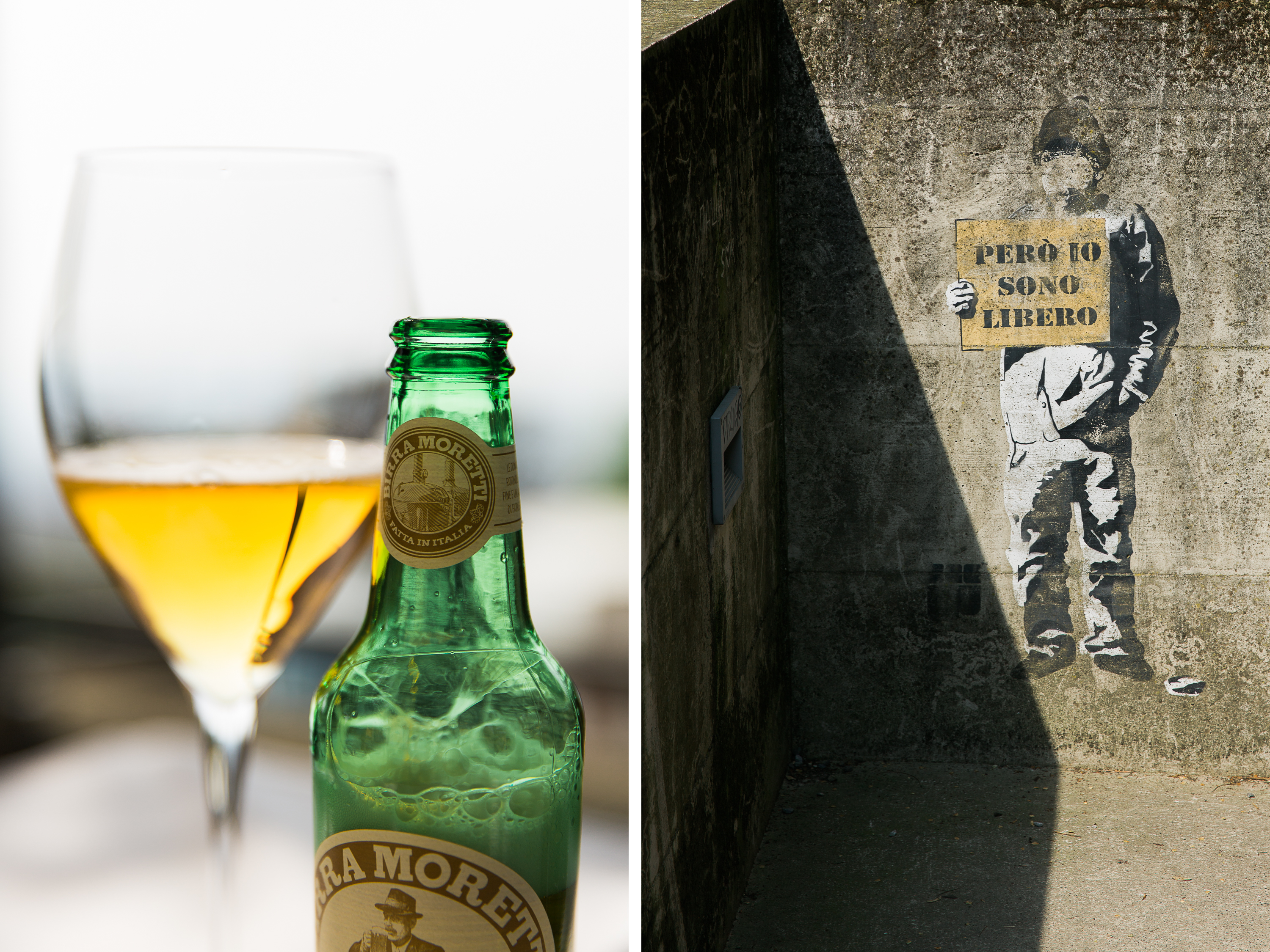 Öl och graffitti, Bergamo