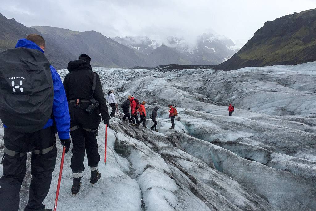 Glaciärhike på Island